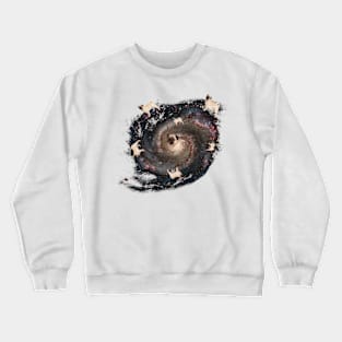 Pug Galaxy Design Crewneck Sweatshirt